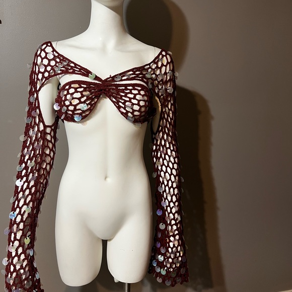 FINESSE crotchet top - Picture 5 of 6